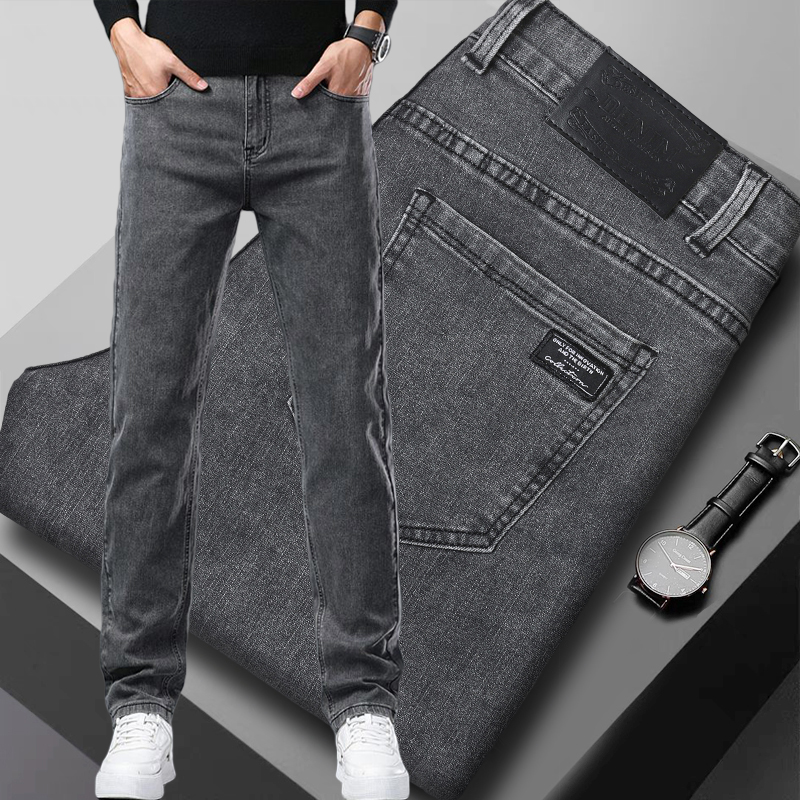 Levis Jeans 501 - Calça jeans slim masculina, moda coreana,