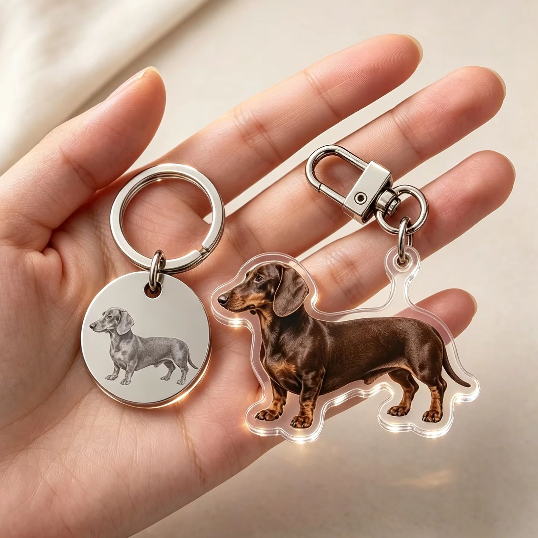 Conjunto de chaveiros personal - Pet Portrait Custom avaliação e preço