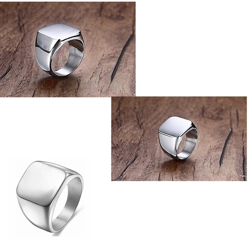 365 aço inoxidável punk rock s - Initial Ring Custom avaliação e preço